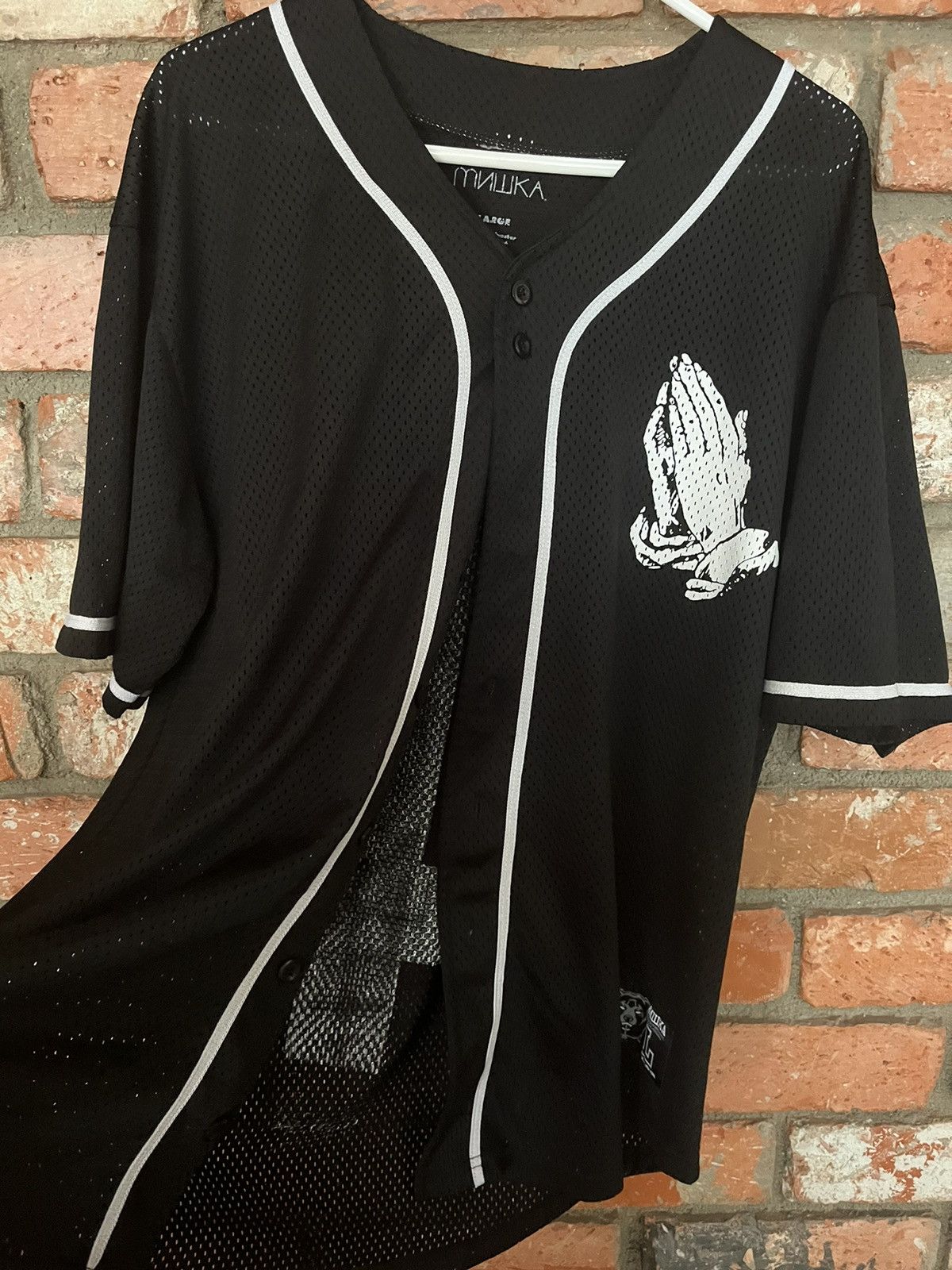 Japanese Brand × Mishka MISHKA “DEATH” JERSEY Size US L / EU 52-54 / 3 - 2 Thumbnail