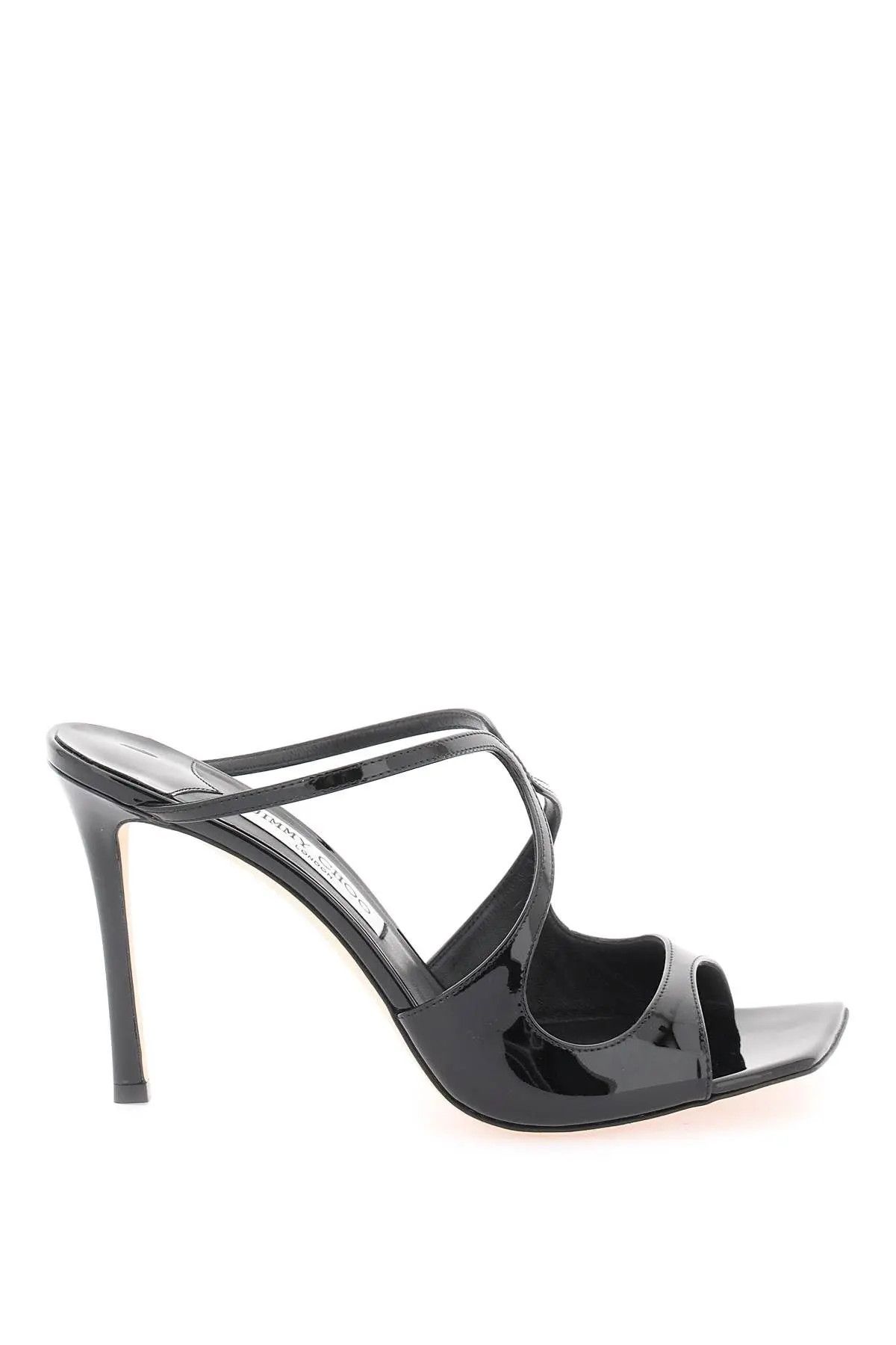 image of Jimmy Choo O1S22I1N1223 Anise 95 Mule Shoess In Black Shoes, Women's (Size 8)