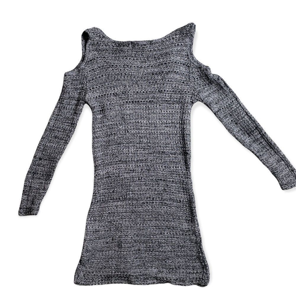 Other Serendipity by Victoria Grey Cold Shoulder Knit Top | Size S Size S / US 4 / IT 40 - 6 Thumbnail