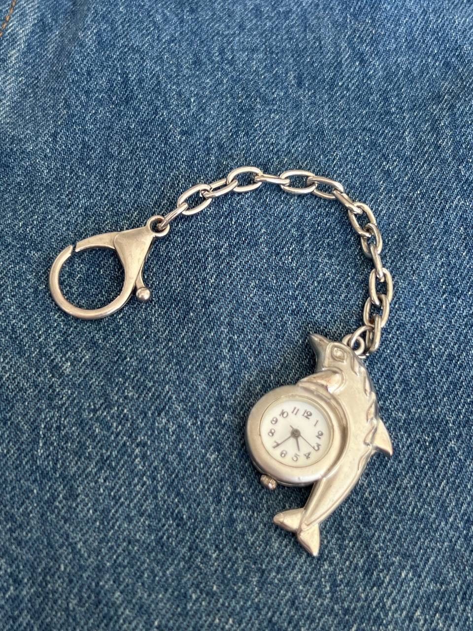 Japanese Brand × Vintage Vintage Delphine 🐬 Japanese style futuristic Steel Watch Size ONE SIZE - 5 Thumbnail