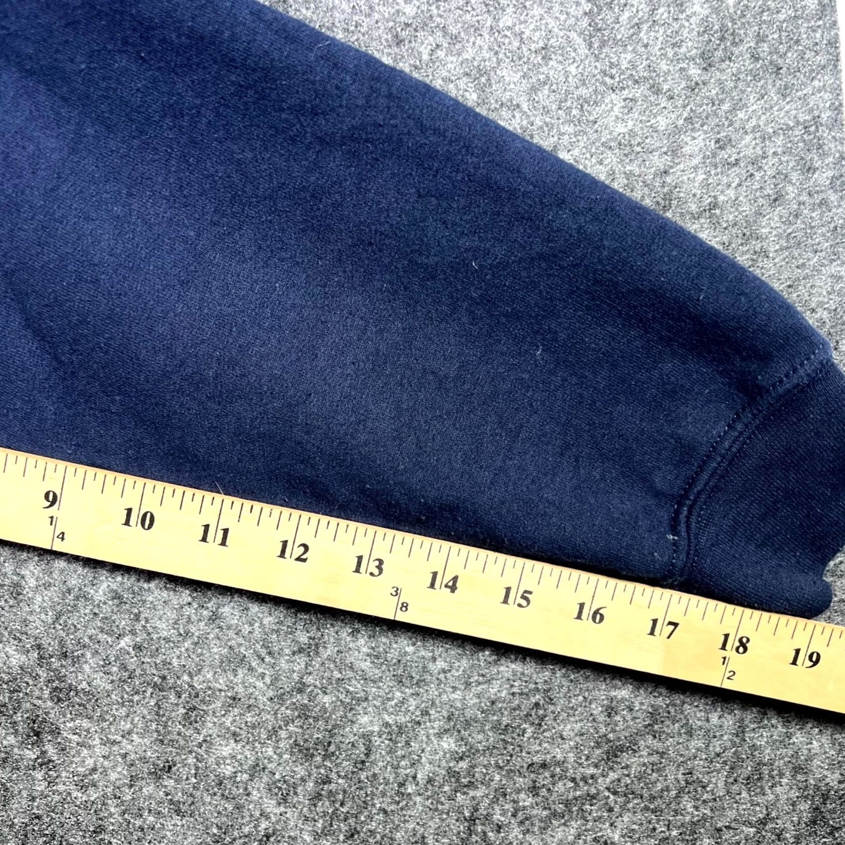 Gildan Gildan Hoodie Men's M Blue Zip-Up Fleece-Lined Running Hooded Long Sleeve Size US M / EU 48-50 / 2 - 6 Thumbnail