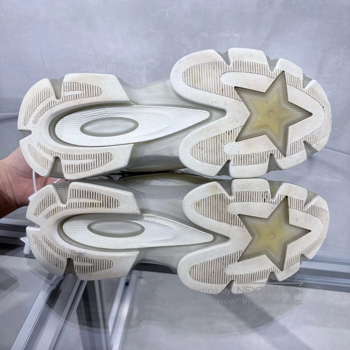 Dior Dior Vibe Silver Sports Shoes Size US 5.5 / IT 35.5 - 7 Thumbnail