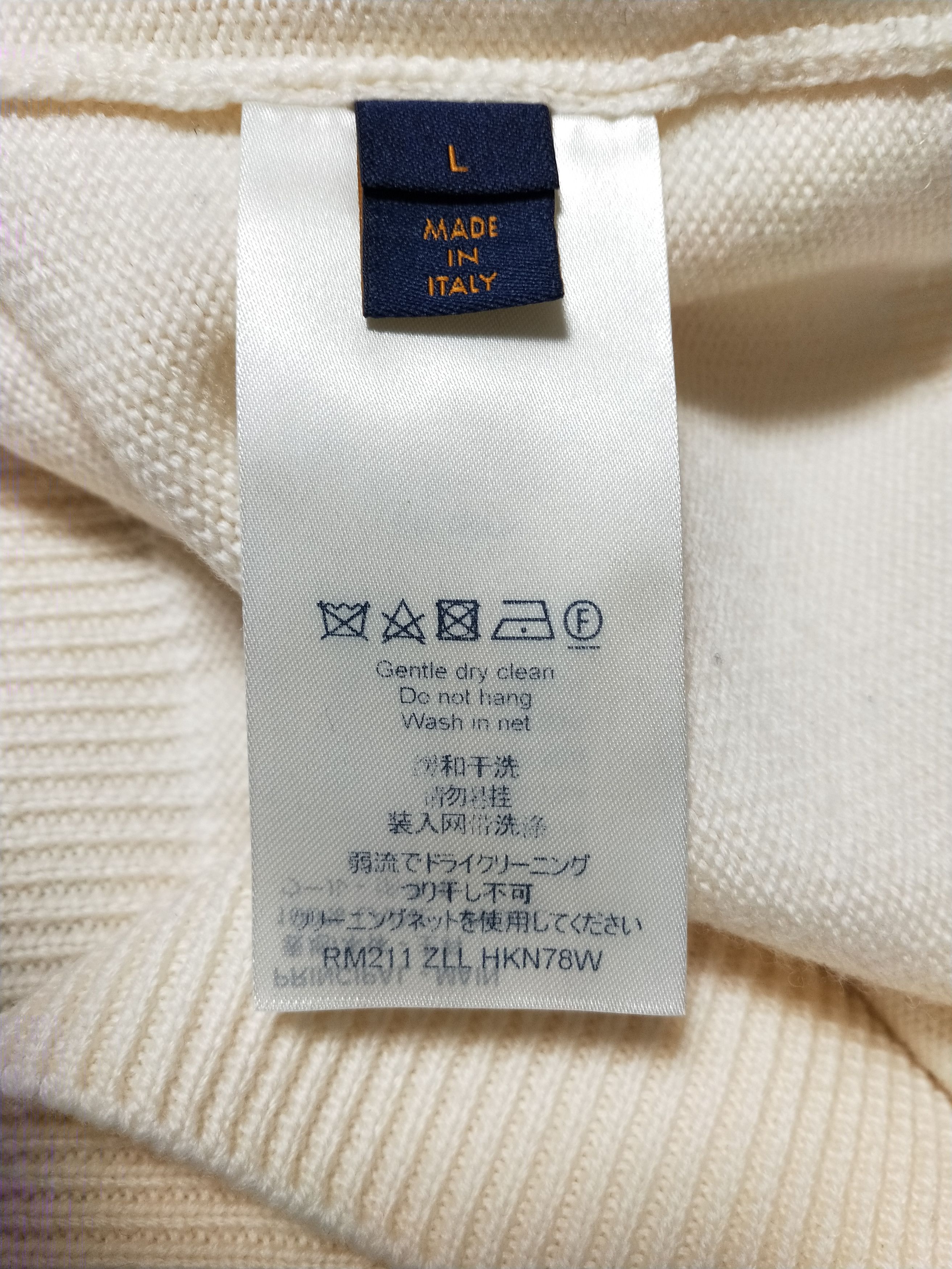 Louis Vuitton Wool Intarsia Clock Sweater Size US L / EU 52-54 / 3 - 5 Thumbnail