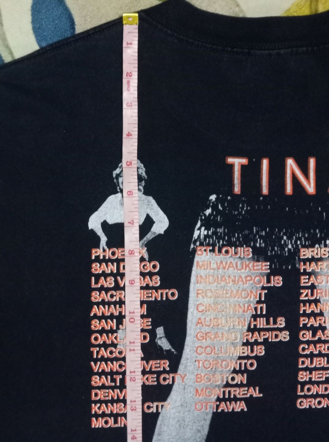Band Tees Vintage Tina Turner Twenty Four Seven Tour T-shirt Size US XL / EU 56 / 4 - 19 Thumbnail
