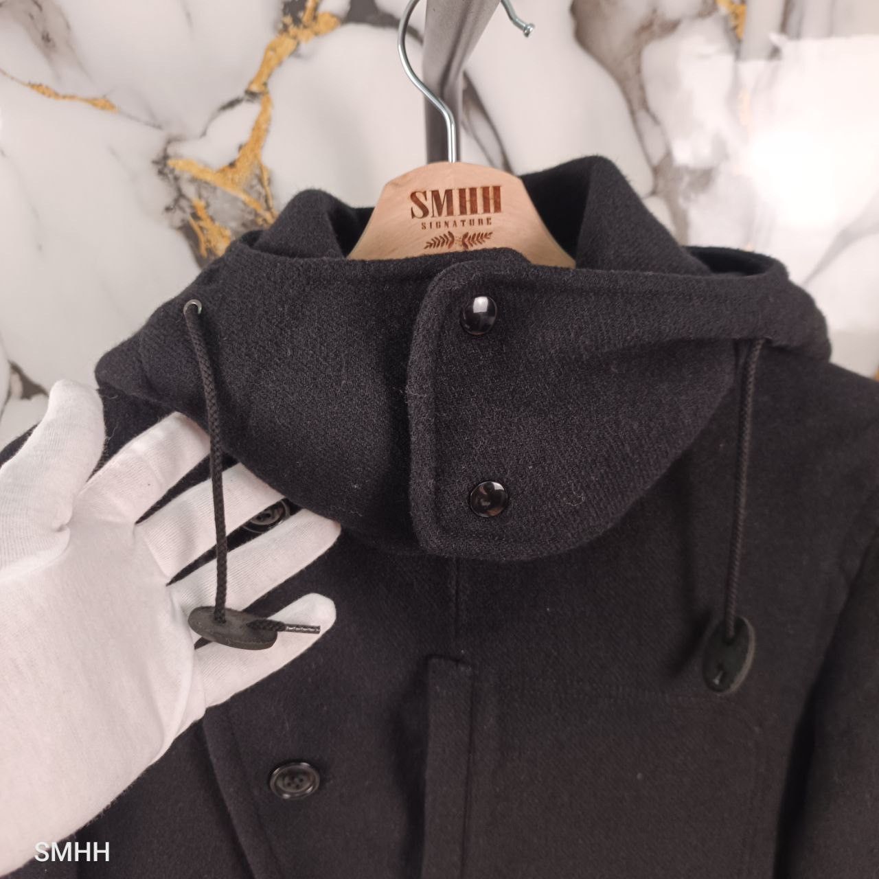 Cabane de Zucca Archive Hooded Jacket (M) Deep Navy Blue