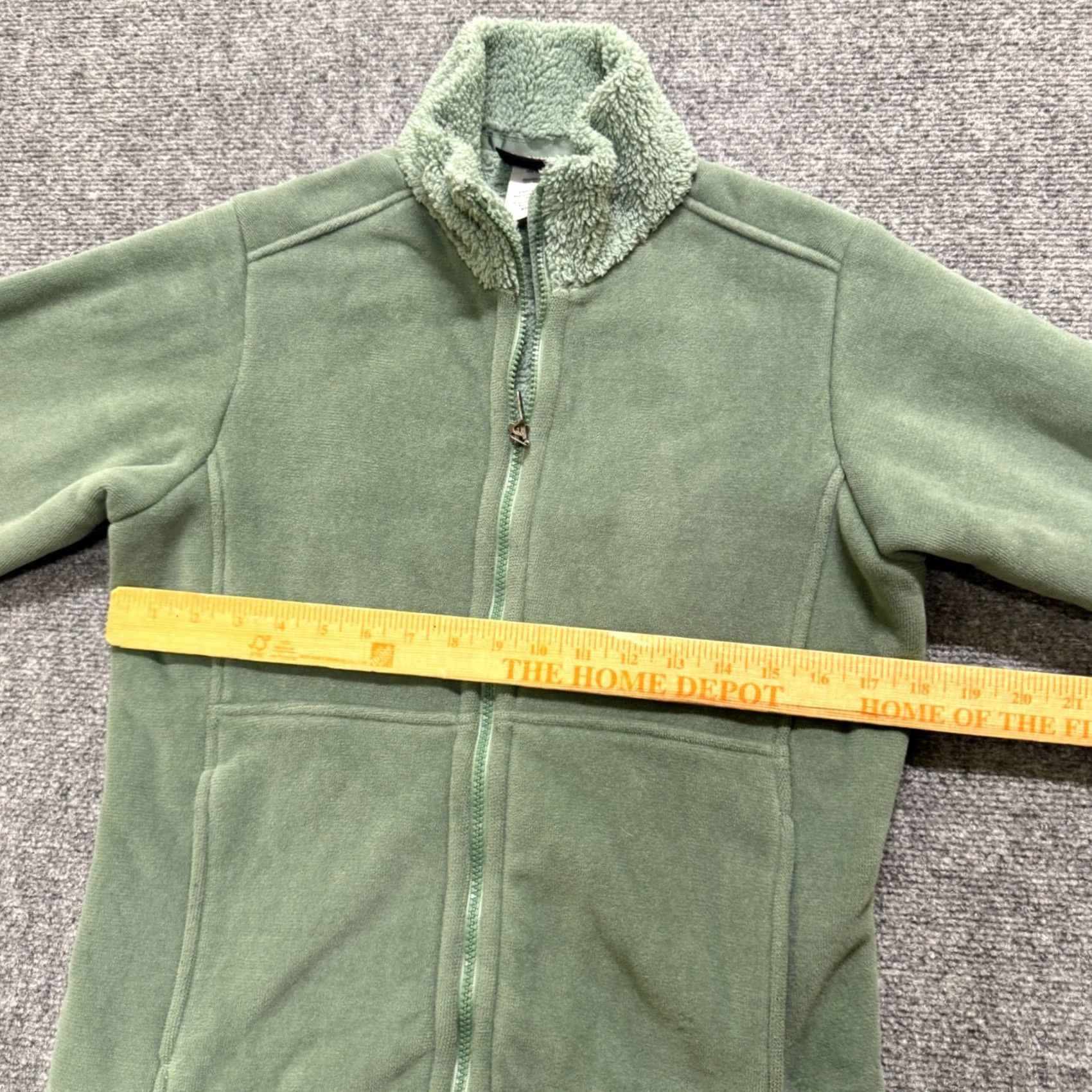 Patagonia Patagonia Synchilla Faux Fur Teddy Women Jacket Full Zip Size S Green Cotton Blend Basic Jacket Womens S Green Size S / US 4 / IT 40 - 5 Thumbnail