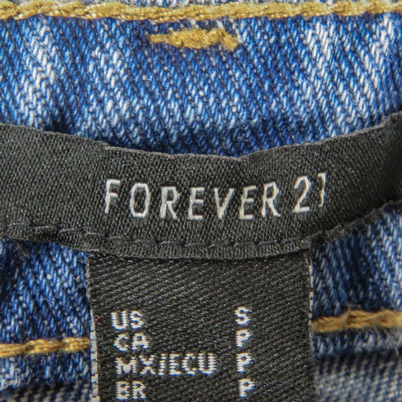 Forever 21 Forever 21 Rainbow Pocket Button Down Denim Skirt Small Size 27" / US 4 / IT 40 - 5 Thumbnail