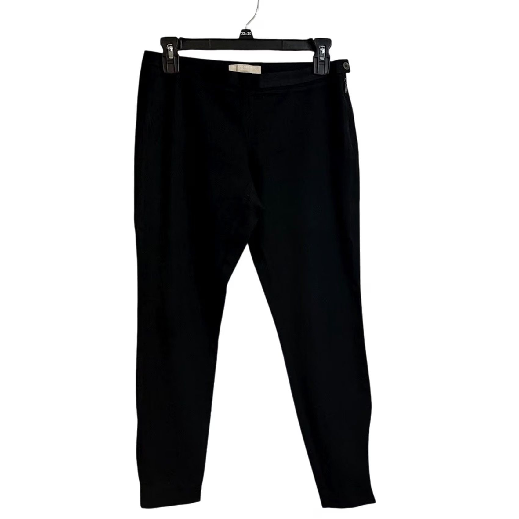 Banana Republic VINTAGE Banana Republic Sloan Slim Fit Crop Dress Pants Black Navy Size 2 Mid Rise Men? No. Wait. Size 26" / US 2 / IT 38 - 4 Thumbnail