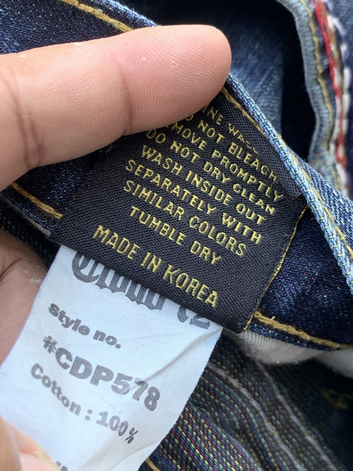 14th Addiction DISTRESSED CLOUD 72 JEANS Size US 36 / EU 52 - 9 Thumbnail