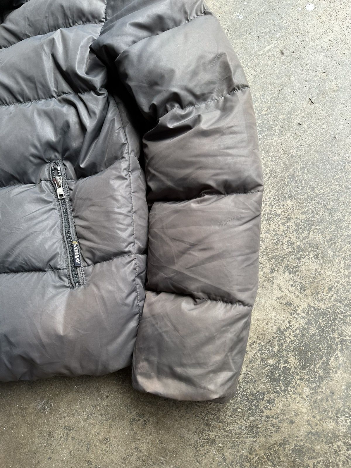 Avirex 👹Vintage Faded Avirex Bubble Puffer Jacket Size US M / EU 48-50 / 2 - 16 Thumbnail