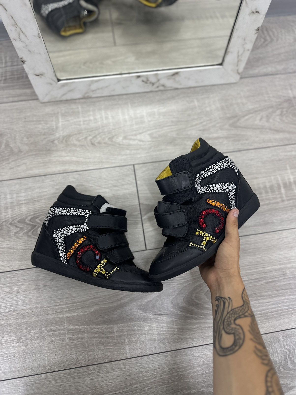 John Richmond John Richmond Isabel Marant Style Sneakers Shoes Size US 8.5 / EU 41-42 - 4 Thumbnail