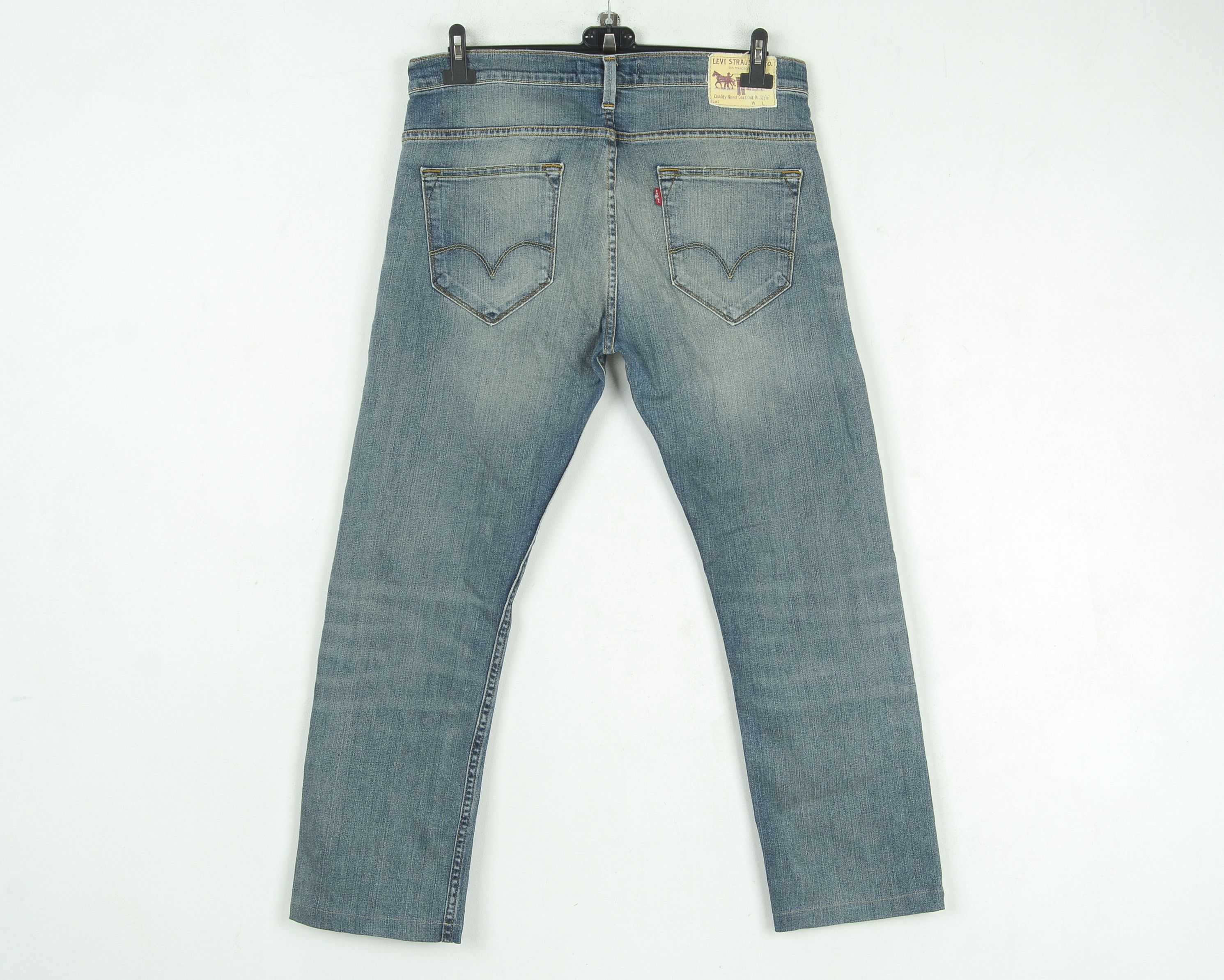 Levi's 504 Mens W34 L29 Regular Straight Jeans Pants Denim Trousers Size US 34 / EU 50 - 8 Thumbnail