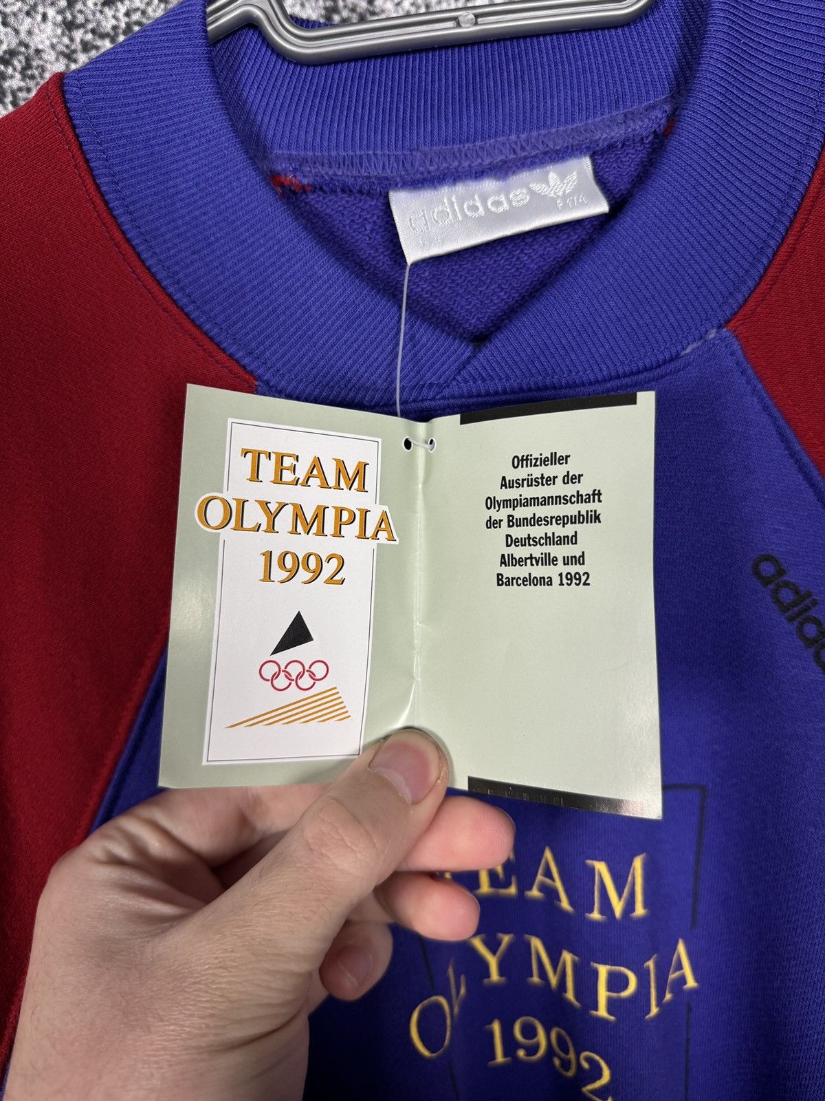 Adidas Adidas Team Olympia 1992 Olympic Games Vintage Sweatshirt Size US M / EU 48-50 / 2 - 8 Thumbnail
