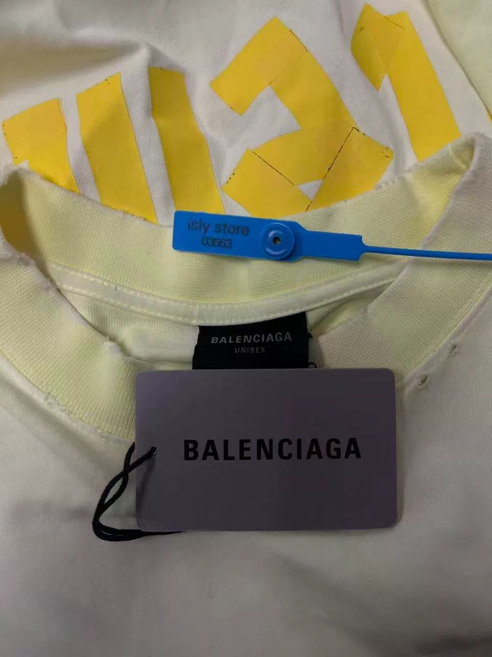 Balenciaga Balenciaga Logo Print Short Sleeve T-Shirt Size US M / EU 48-50 / 2 - 4 Thumbnail