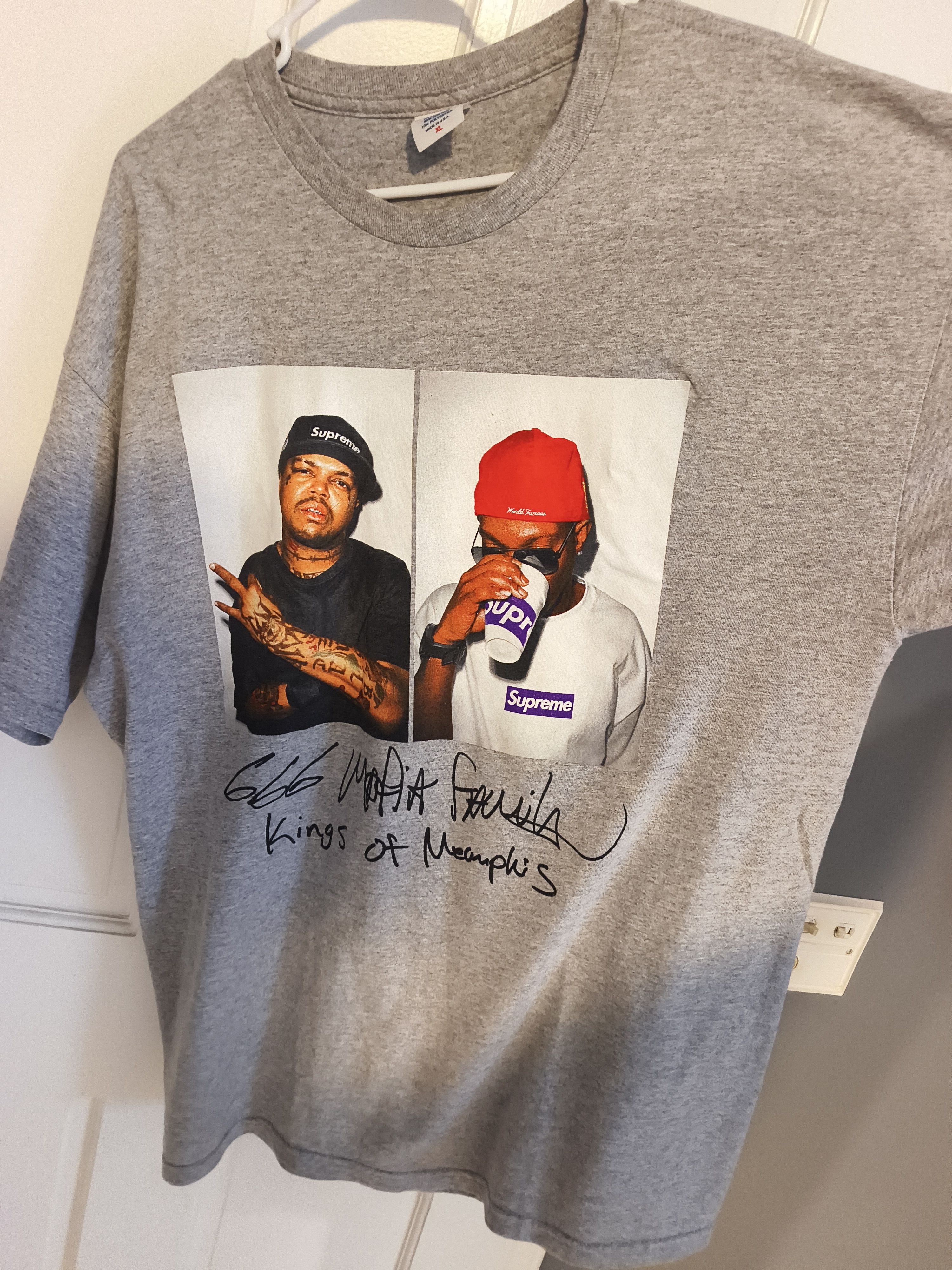 Supreme Three six Mafia supreme tee Size US XL / EU 56 / 4 - 1 Thumbnail
