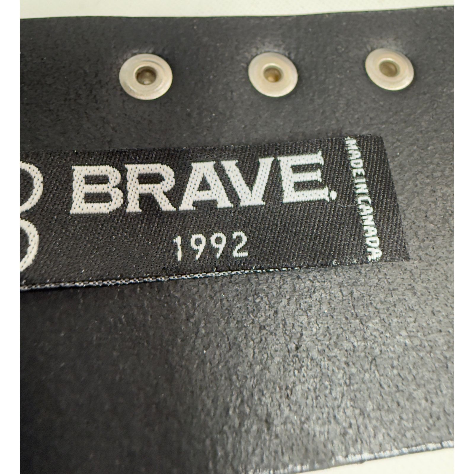 Designer Brave made in Canada Wide Leather Hip Waist Belt size 38 Size ONE SIZE - 8 Thumbnail