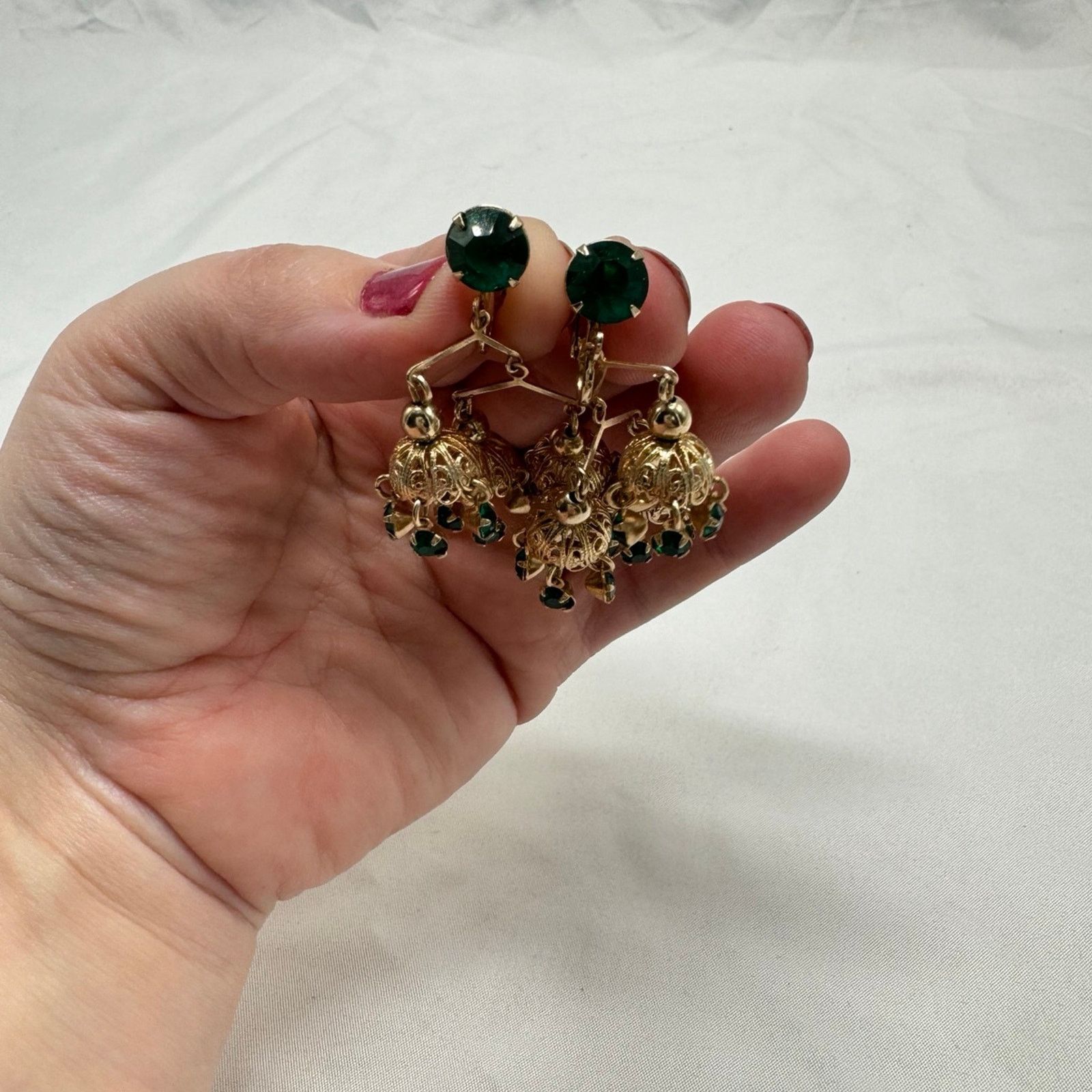 NBDN Nobrandedon Vintage crystal chandelier earrings Size ONE SIZE - 1 Thumbnail