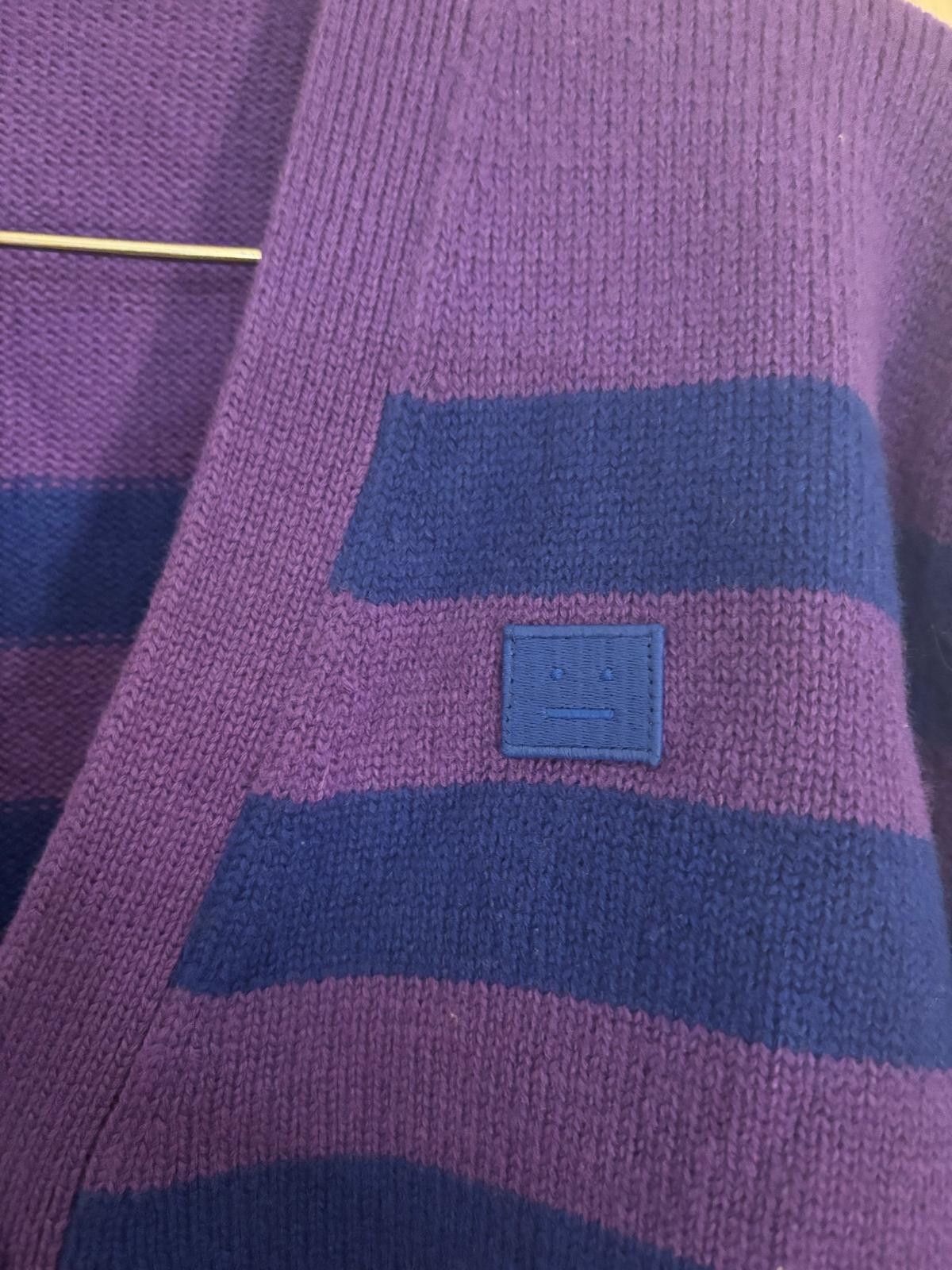 Acne Studios Acne Studios Face oversize stripped cardigan Size XXS / US 00 / IT 34 - 3 Thumbnail