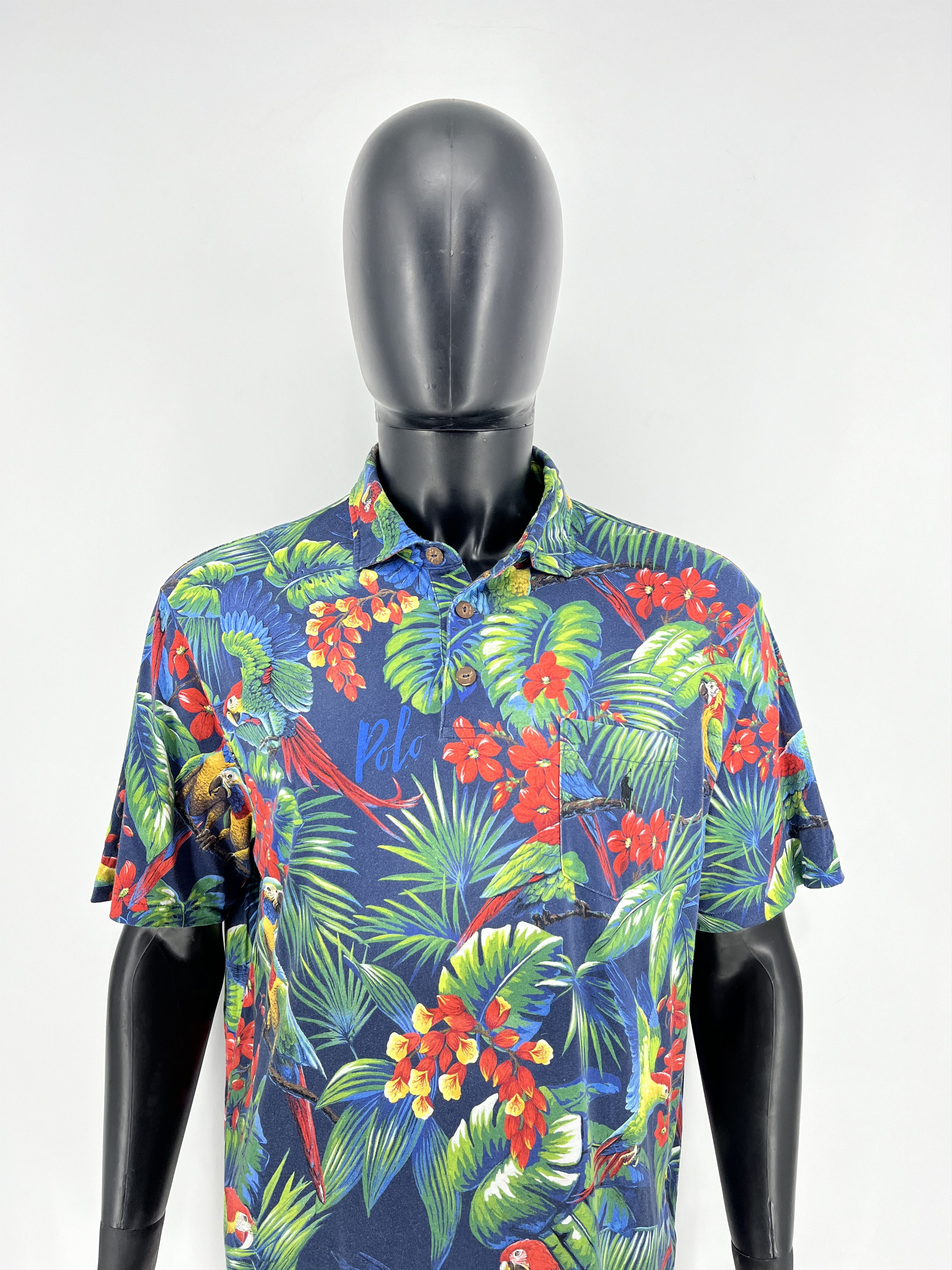 Polo Ralph Lauren Polo Ralph Lauren Men Classic Fit Hawaiian Tropical Parrot Size US L / EU 52-54 / 3 - 3 Thumbnail