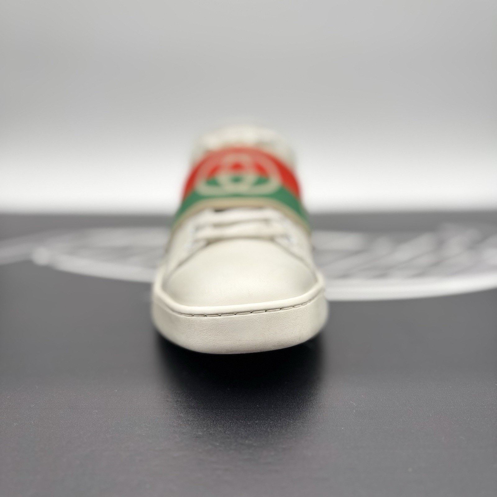 Gucci Gucci Ace Web 'Interlocking G - White Red Green ‘ | GOOD! Size US 7 / IT 37 - 6 Thumbnail