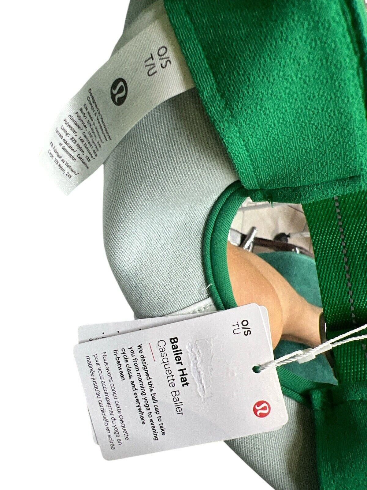 Designer Lululemon Baller Hat Aquila Green Strap Back Running Size ONE SIZE - 4 Thumbnail