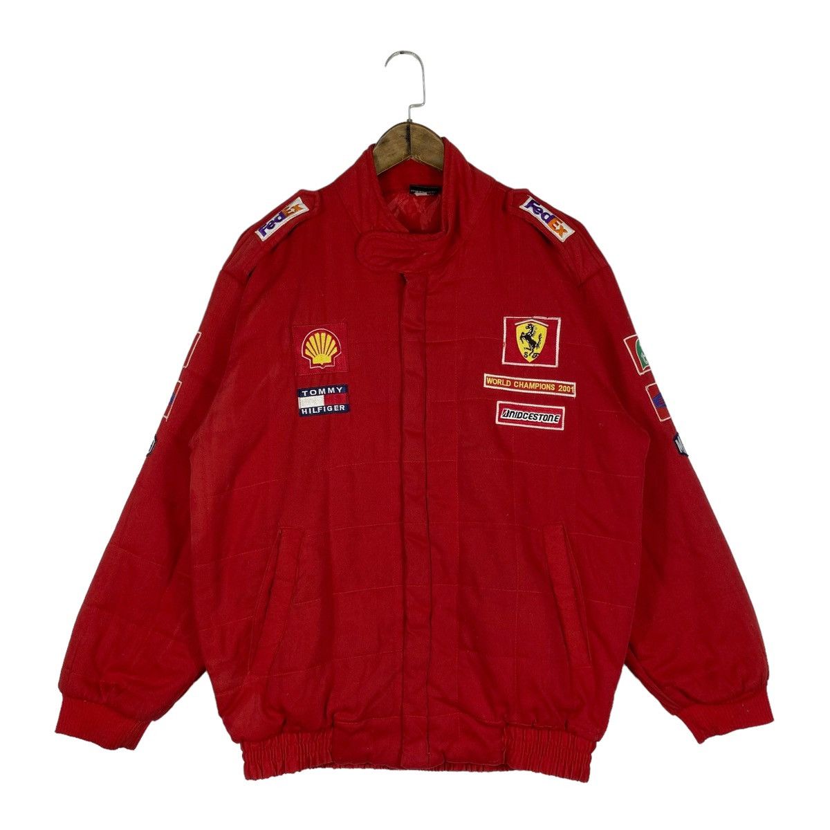 Ferrari × Vintage Vintage 1999 Ferrari Formula 1 Bomber Jacket Size US L / EU 52-54 / 3 - 2 Thumbnail