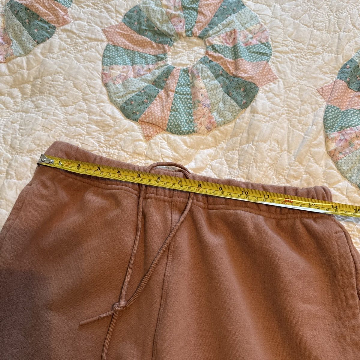 I Love Ugly ASRV DSG 0655 Sweatpants Medium Peach Oversized French Terry Size US 31 - 7 Thumbnail