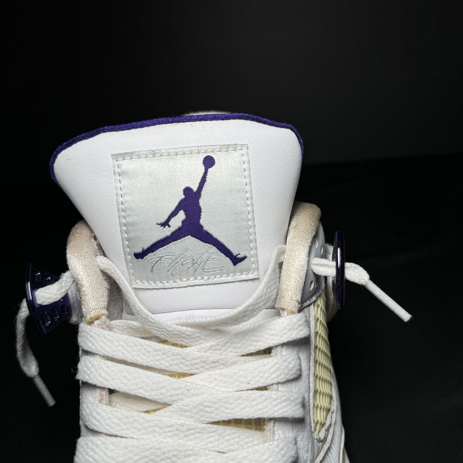 Jordan Brand × Nike Size 11 Nike Air Jordan 4 Retro Purple Metallic Men's Shoes Size US 11 / EU 44 - 5 Thumbnail