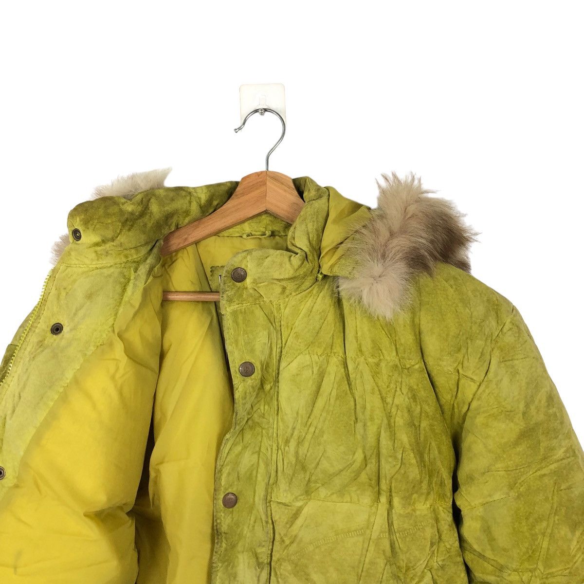 Japanese Brand 🔥VINTAGE BOMBER JACKET UNKNOWN JAPAN MADE MINK FUR HOODIE Size US M / EU 48-50 / 2 - 10 Thumbnail