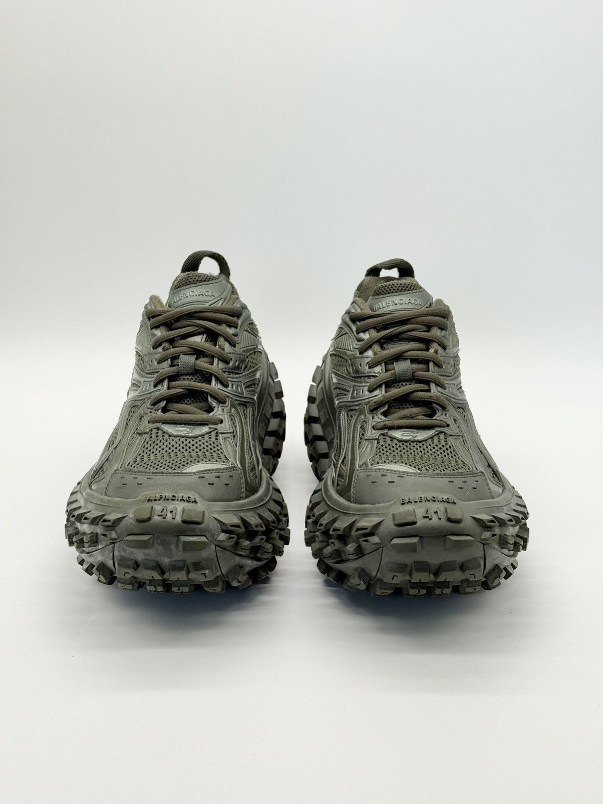 Balenciaga Size 8 - Balenciaga Defender Sneaker Dark Green Size US 8 / EU 41 - 4 Thumbnail