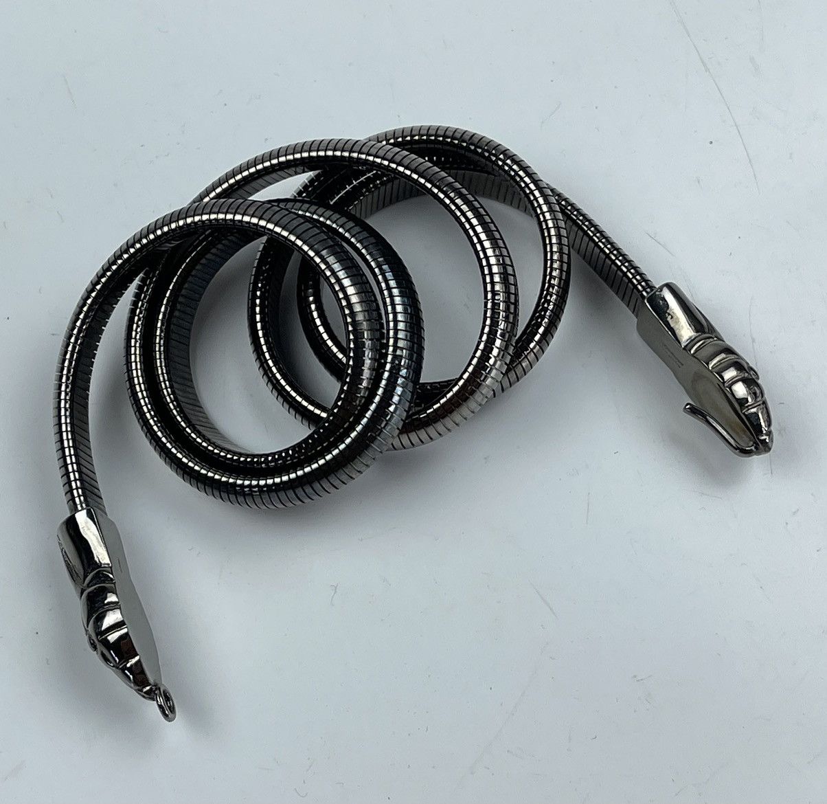 Saint Laurent Paris YSL stretchable metal snake belt tc14 Size ONE SIZE - 2 Thumbnail