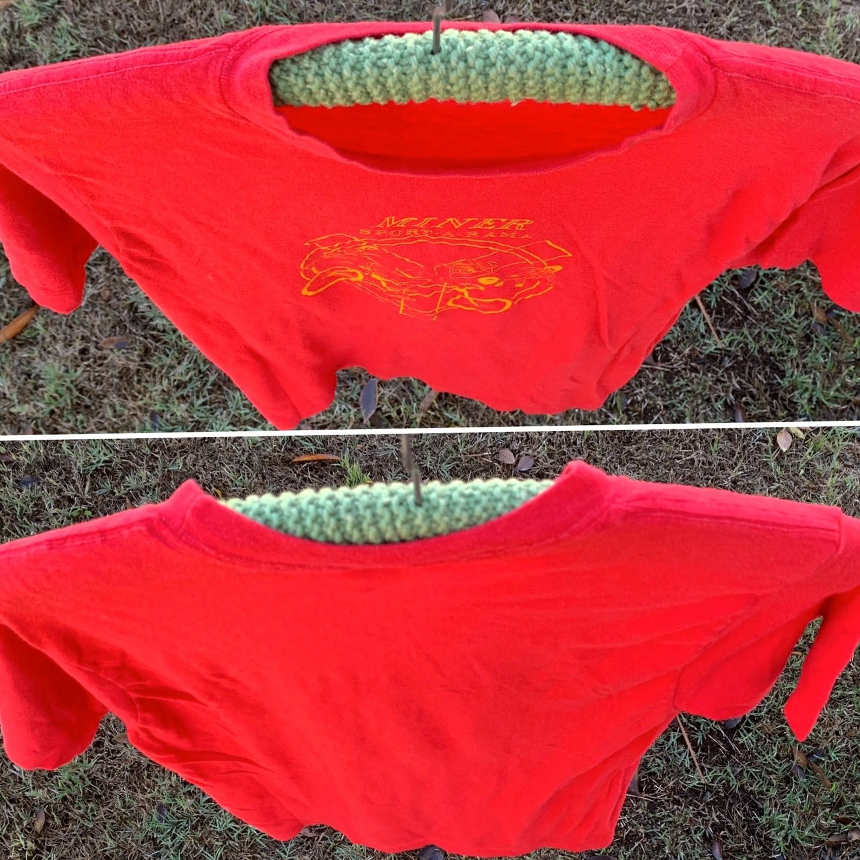 Vintage VINTAGE Ched MINER SPORT-A-RAMA T-Shirt Red 1970s 70s Single Stitch L Mens Graphic Tee USA Sportswear/Beach Size US L / EU 52-54 / 3 - 4 Thumbnail