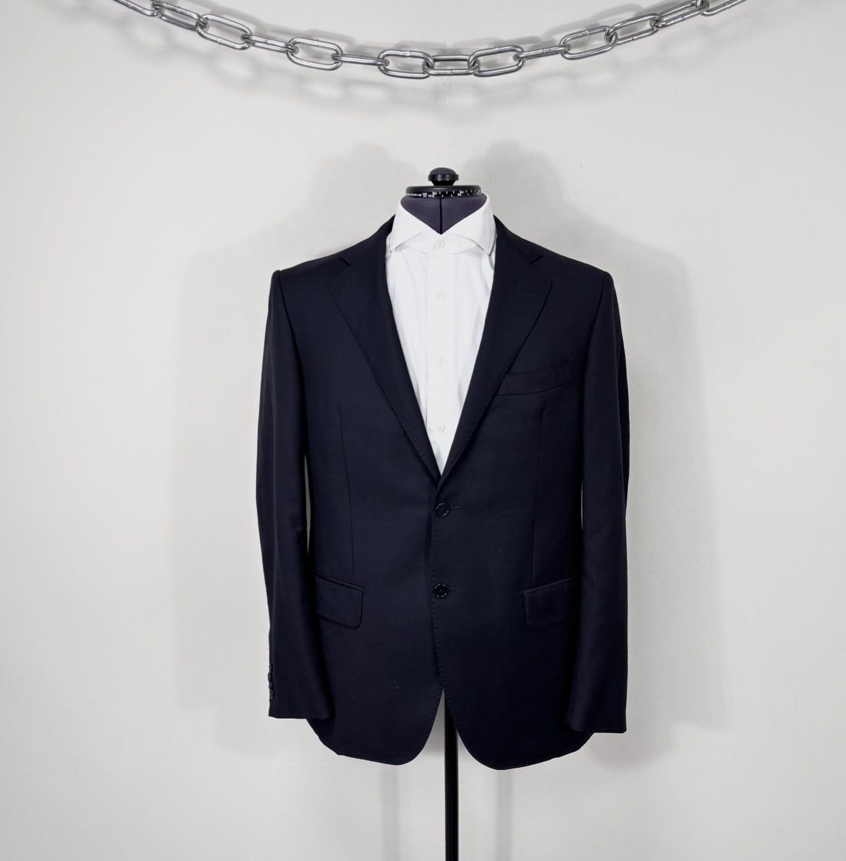 Tombolini Tombolini Men’s Navy Blue Wool Blazer Jacket Size 42R - 1 Thumbnail