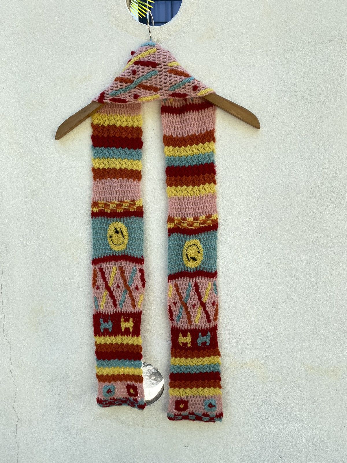 Hysteric Glamour Hysteric Mini Colorful Floral Knit Scarf Size ONE SIZE - 14 Thumbnail