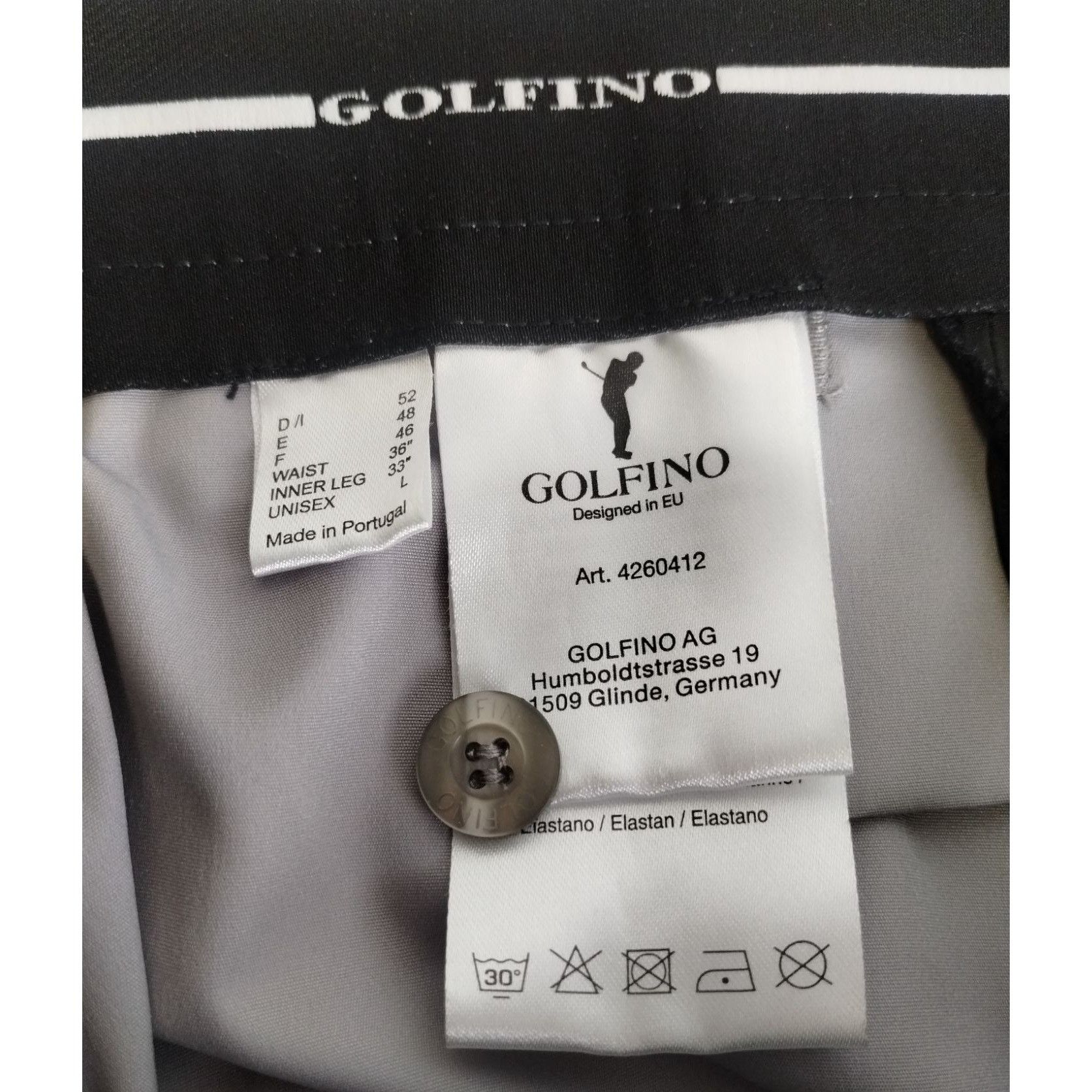 Other Golfino mens Gray Golfing casual pants sz 36 x28 SKU 2263 Size US 36 / EU 52 - 3 Thumbnail