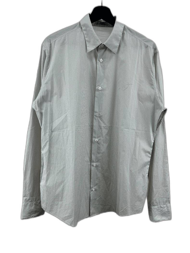 Hermes Hermes Heart Stripe Long Sleeve Shirt-yf Size US L / EU 52-54 / 3 - 1 Thumbnail
