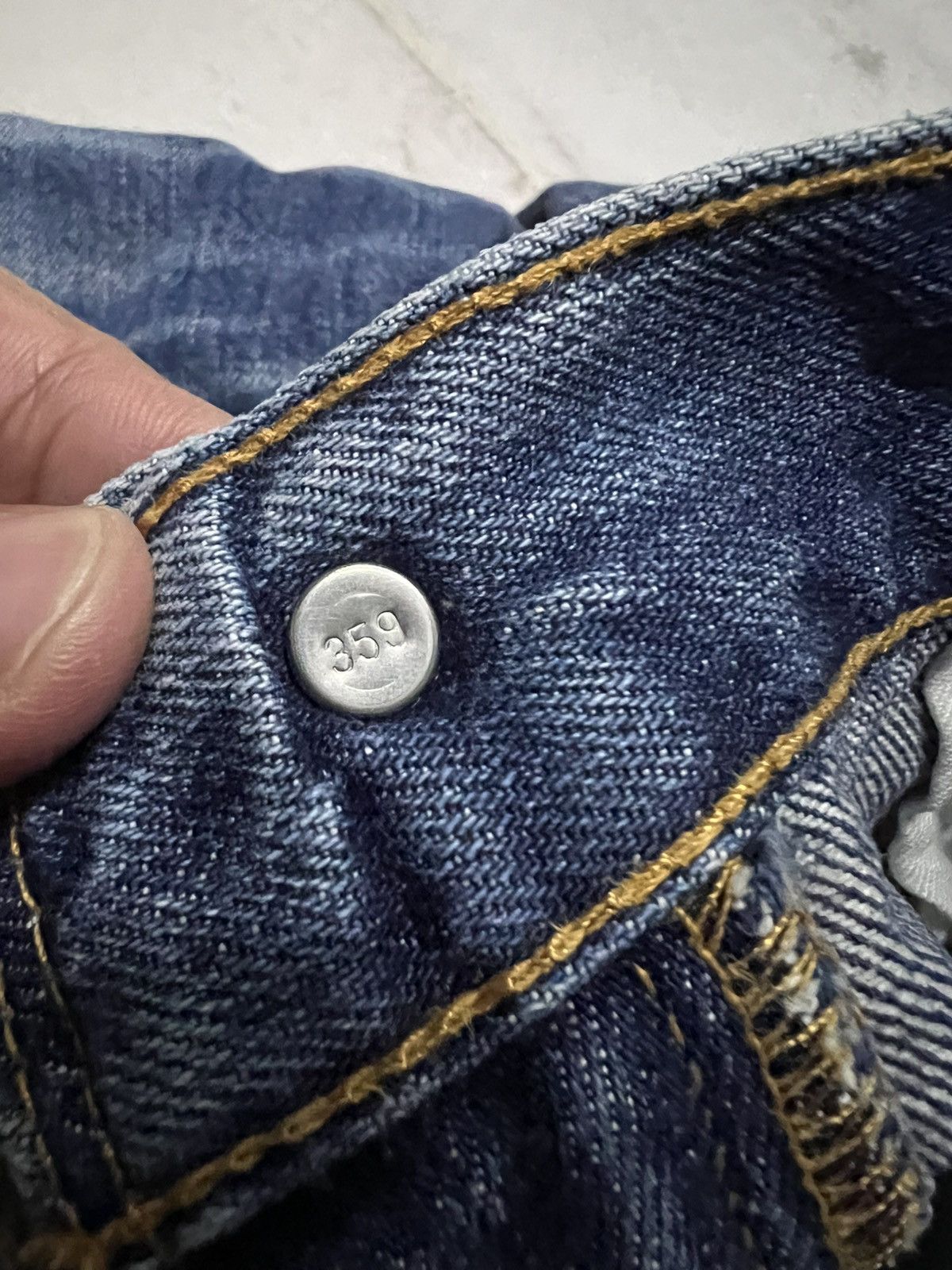 Jean × Levi's × Vintage Vintage Levis 505 Distressed Faded Jean Size US 29 - 10 Thumbnail