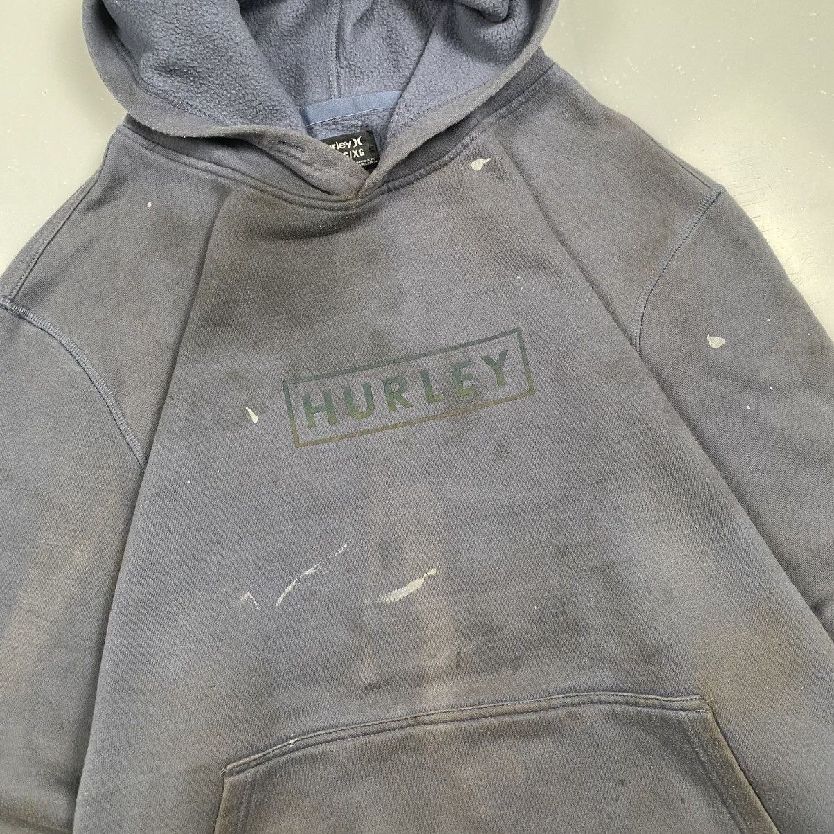 Hurley × Vintage Vintage y2k Distressed Thrashed Hurley Pullover Size US XL / EU 56 / 4 - 4 Thumbnail