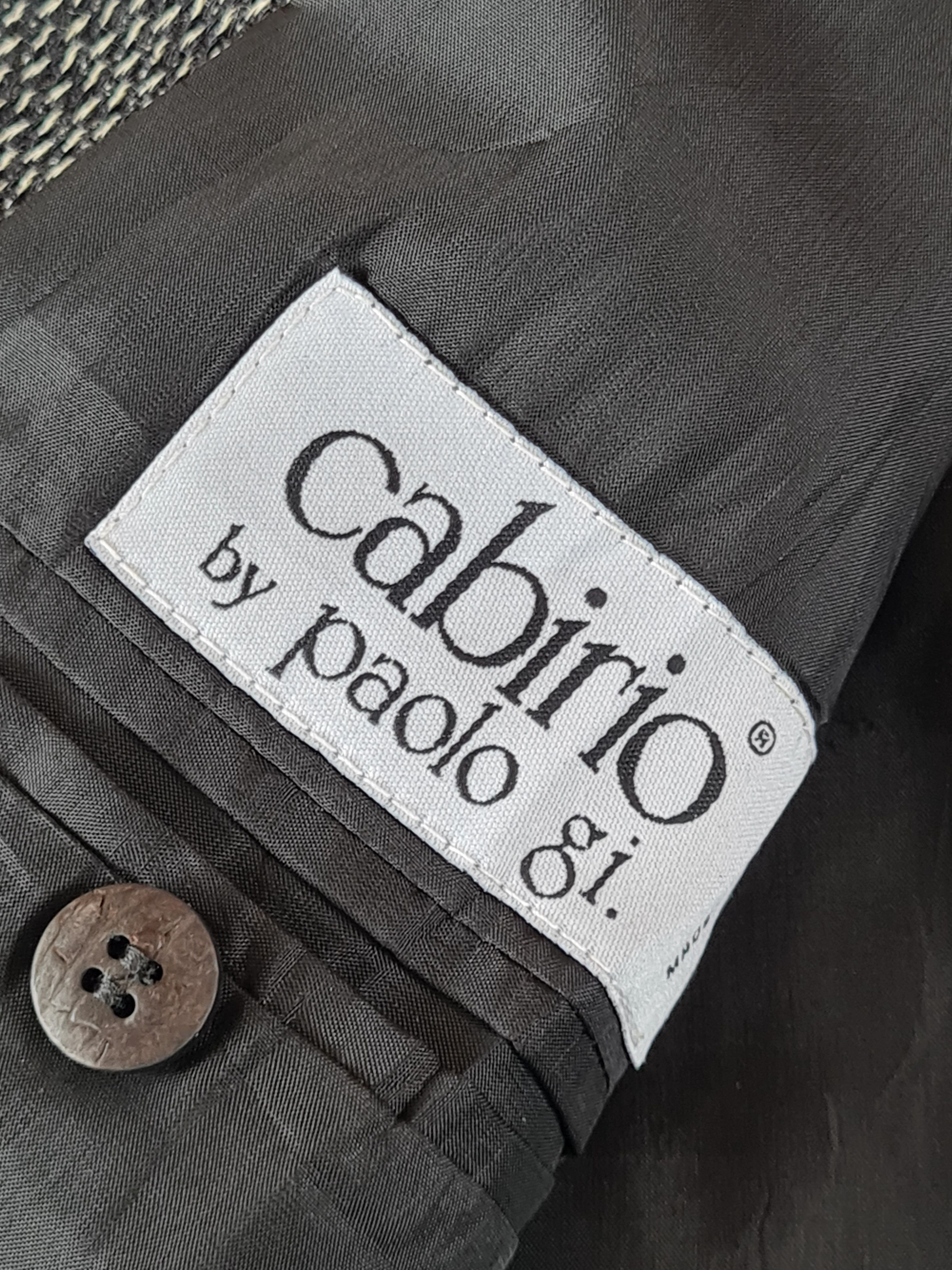 Designer Cabirio By Paolo Gi Blazer Size 46L - 8 Thumbnail