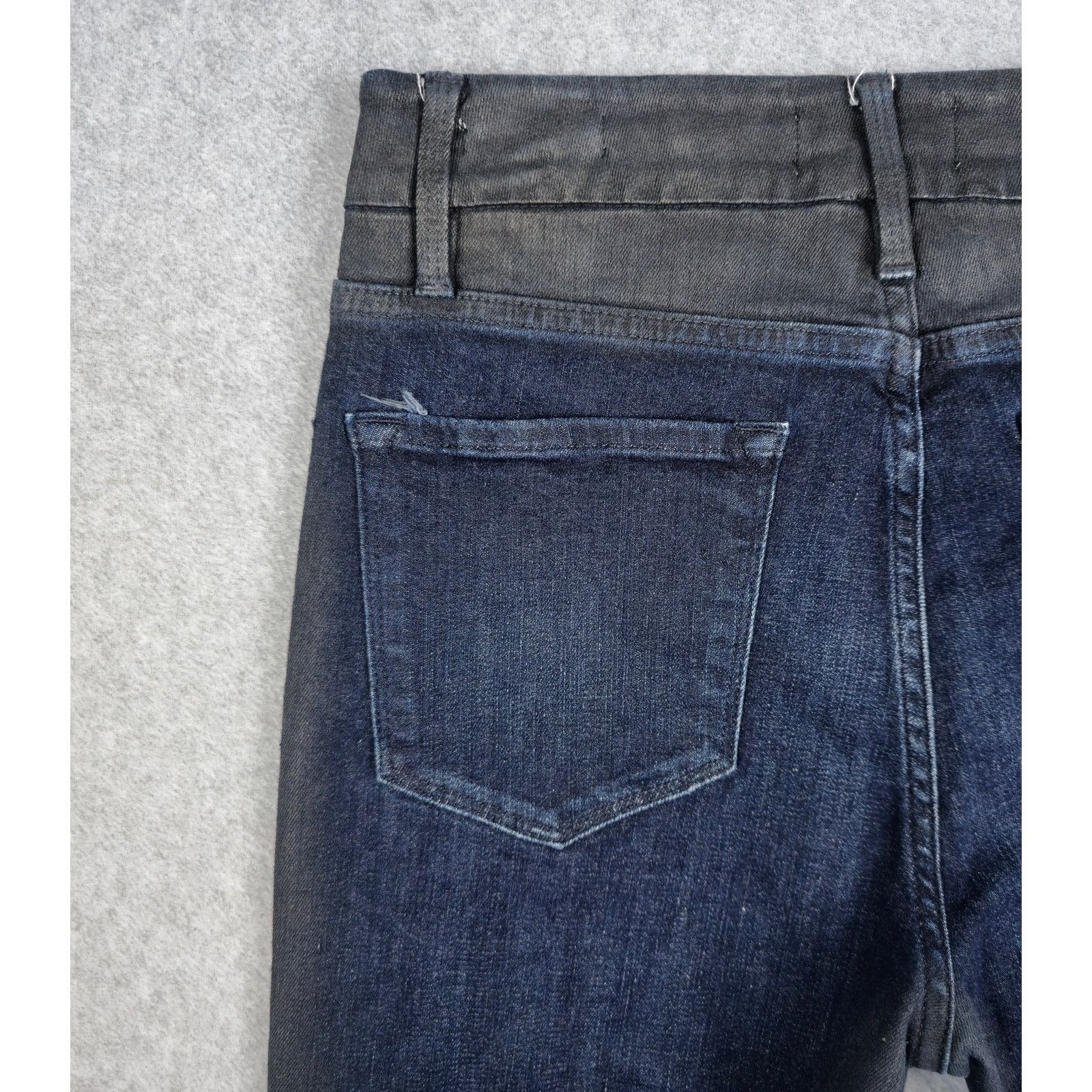 Frame Frame 29 Epicure Black Coated Le Crop Mini Boot Jean LCMB899 Size 28" / US 6 / IT 42 - 7 Thumbnail