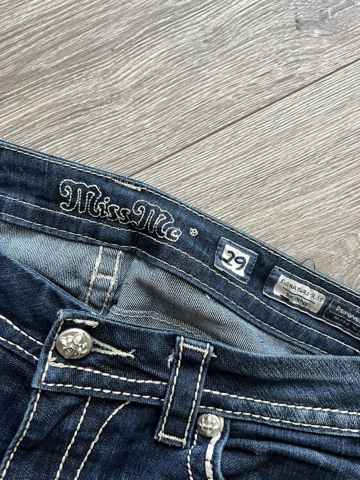 Miss Me Vintage Miss Me Jeans Y2K Skinny Size 29" - 15 Thumbnail