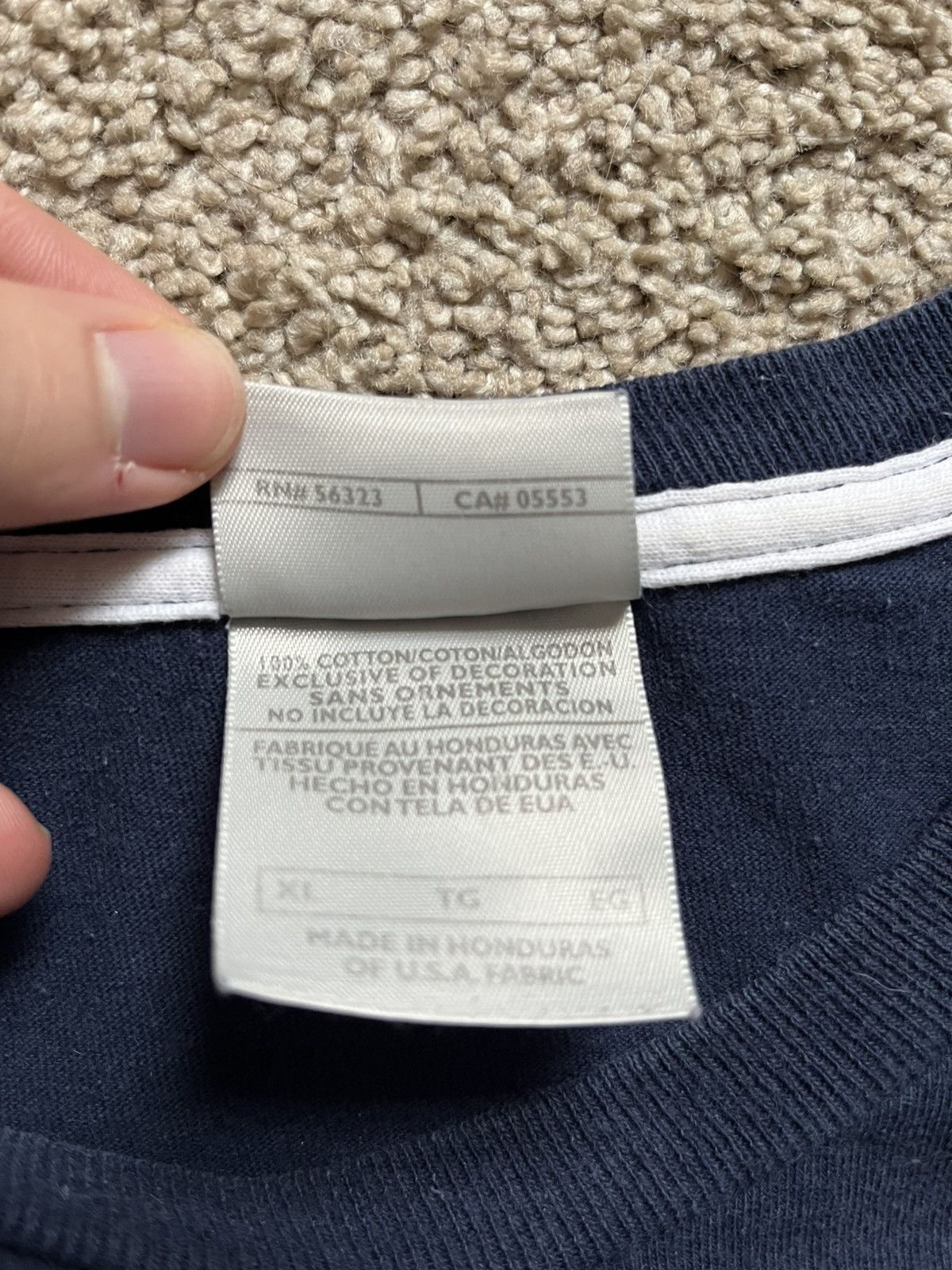 Nike Navy Nike tee Size US XL / EU 56 / 4 - 4 Thumbnail