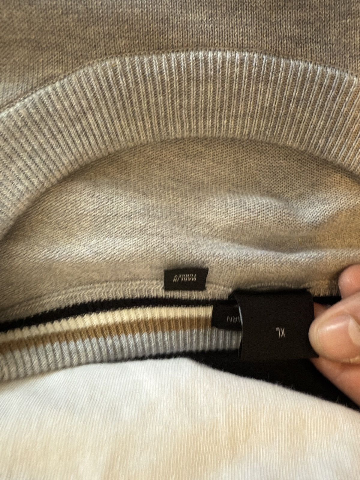 Hugo Boss Boss Gray Sweater Size US XL / EU 56 / 4 - 4 Thumbnail
