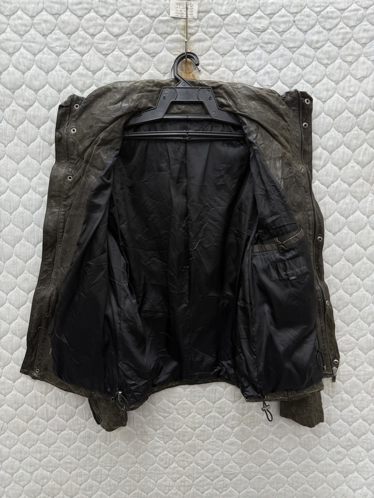 Solid Homme 🔥🔥🔥ARCHIVE SOLID HOMME WOOYOUNGMI BONO LEATHER JACKET Size US S / EU 44-46 / 1 - 7 Thumbnail