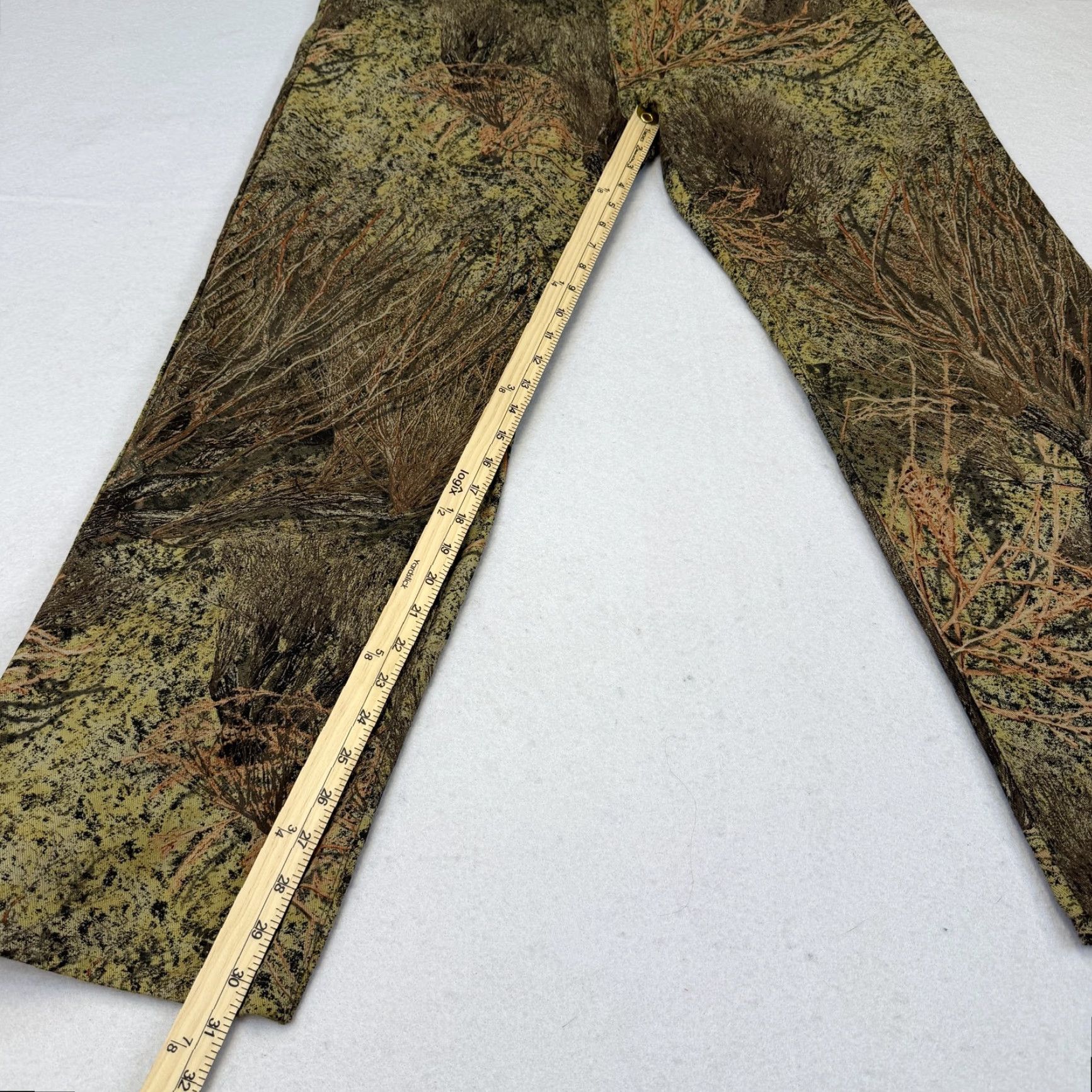 Vintage Mossy Oak Mens Pants 38x32 Green Brush Camo Chino Hunting Outdoor Workwear Size US 38 / EU 54 - 7 Thumbnail
