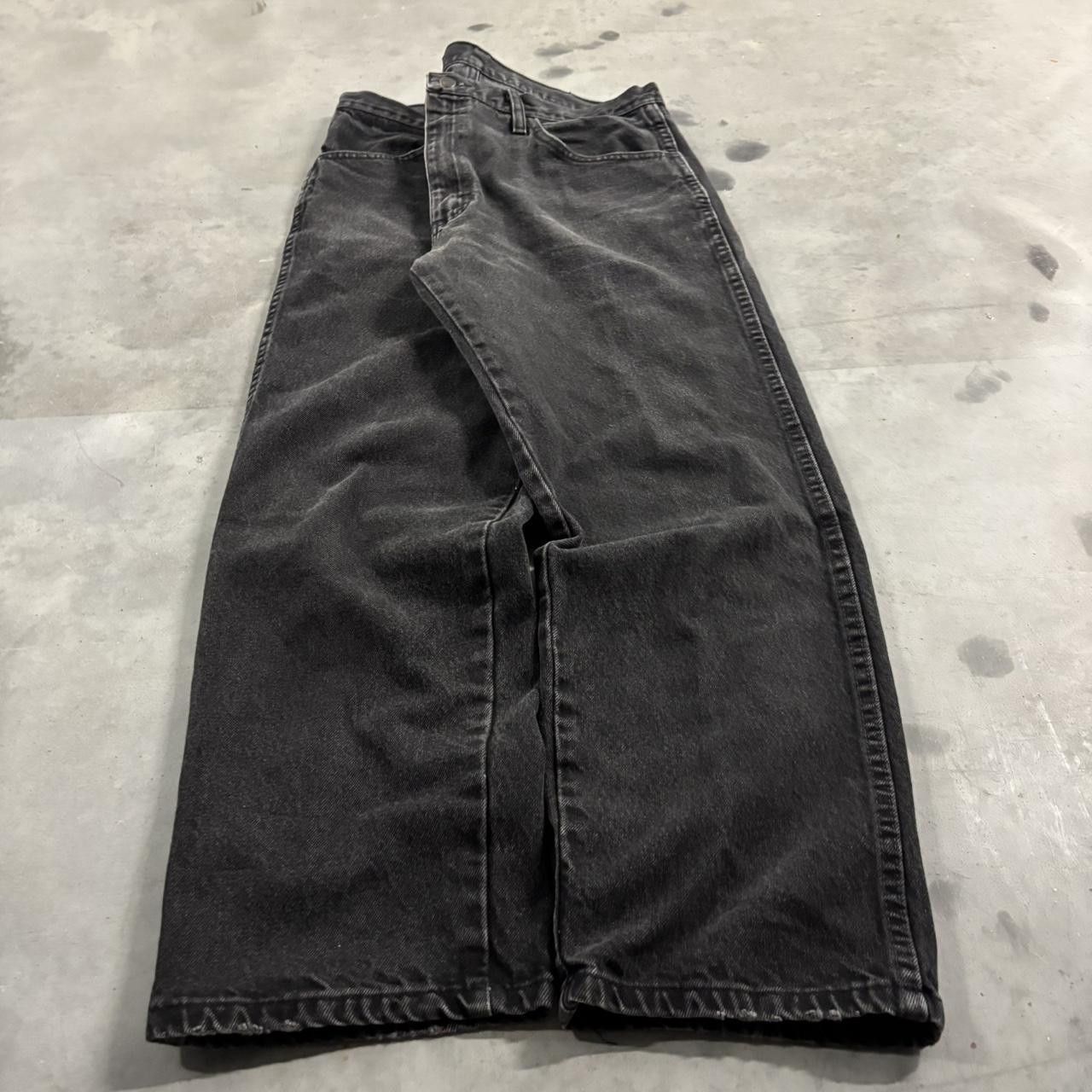 Vintage Crazy Vintage Y2K/2000s Grunge Black Essential Denim Jeans! 36x28 Size US 36 / EU 52 - 3 Thumbnail