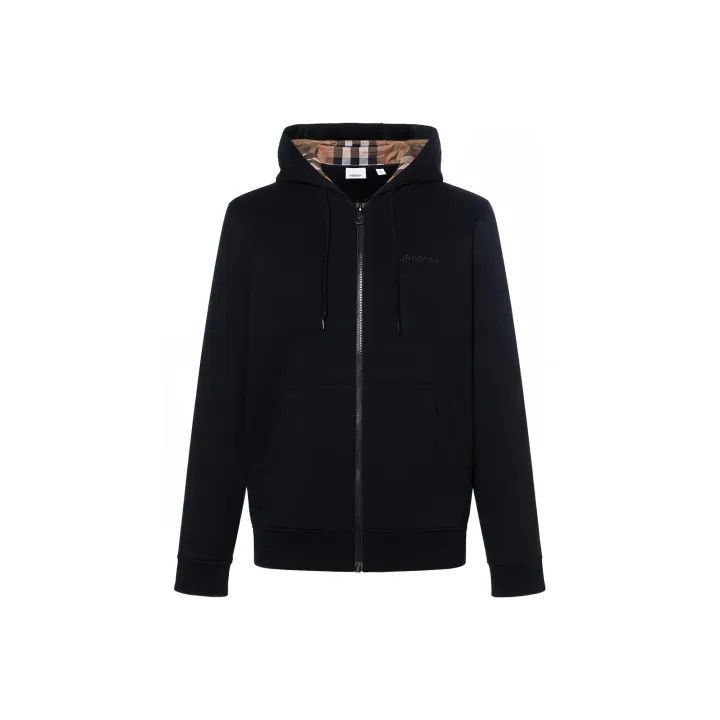 Burberry Burberry Hoodie with Embroidered Logo Black-2507