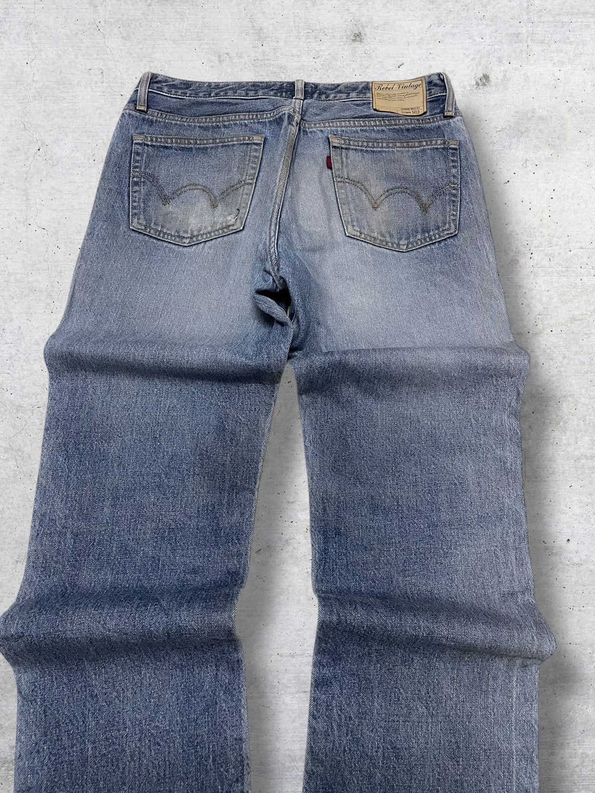 Edwin VINTAGE EDWIN 503 90S OG JAPAN DESIGNER DIRTY OLD DENIM Size US 32 / EU 48 - 11 Thumbnail