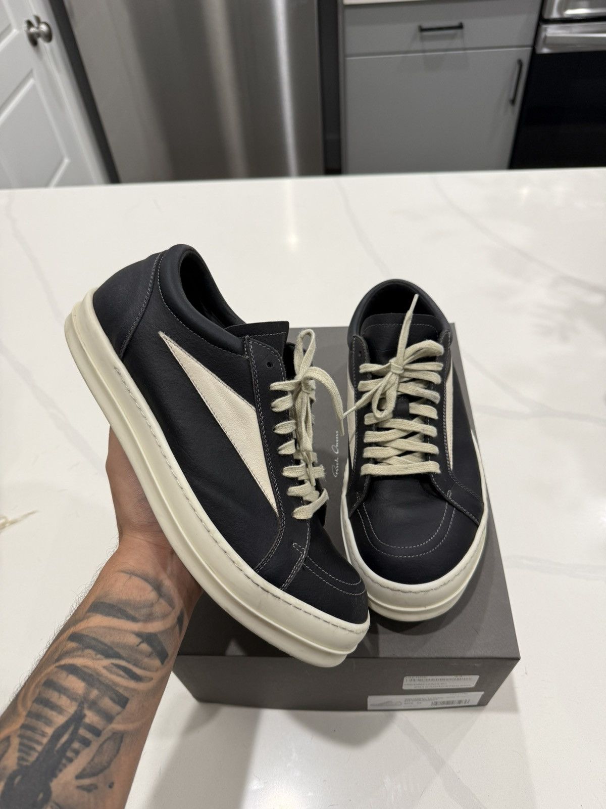 Rick Owens rick owen vans Size US 10 / EU 43 - 3 Thumbnail