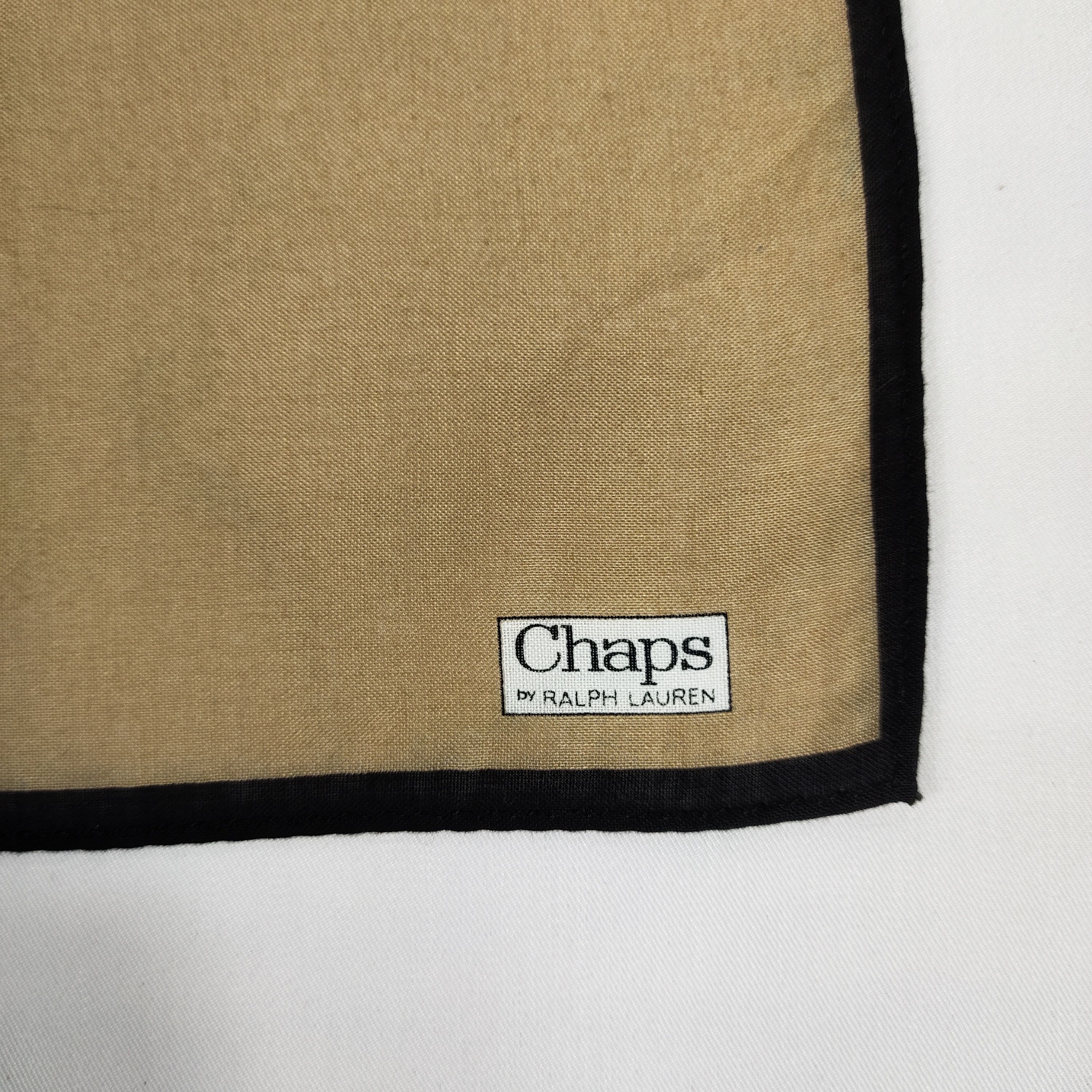 Chaps Ralph Lauren × Vintage Chaps Handkerchief / Neckerchief / Bandana FZ366 Size ONE SIZE - 5 Thumbnail
